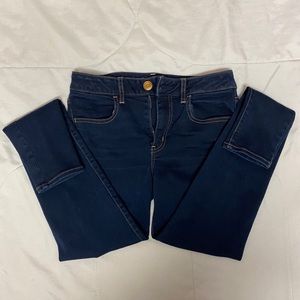 DARK WASH SUPER STRETCH AMERICAN EAGLE JEANS